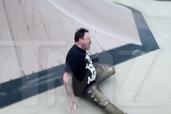 Bam Margera Tears MCL In Skateboarding Accident, Needs Brace & Crutches