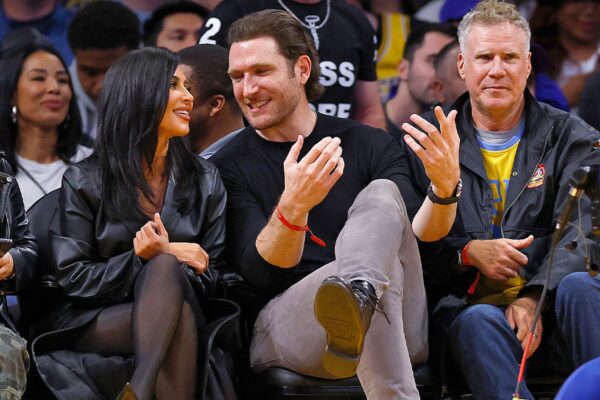 Kim Kardashian Chats Up Kris Humphries' Former Pal at Lakers Game
